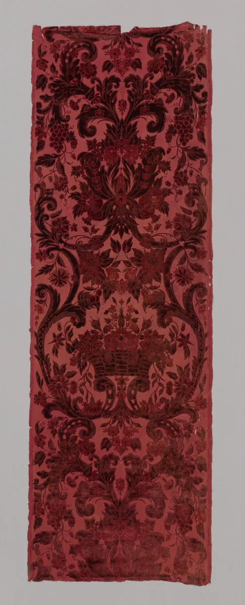 Panel by Italy, textile, 1715-1745