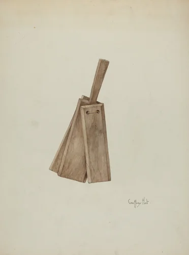 Clapper by Geoffrey Holt, index of american design, 1935-1942