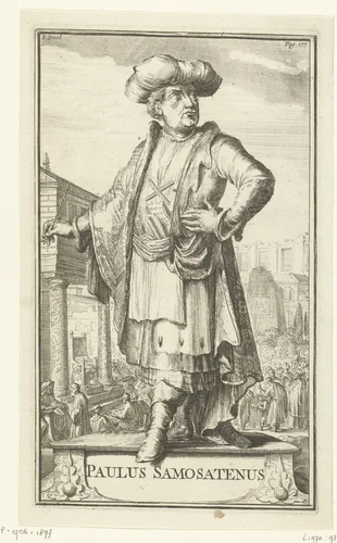 Portret van Paulus Samosatenus by Romeyn de Hooghe, print, 1701