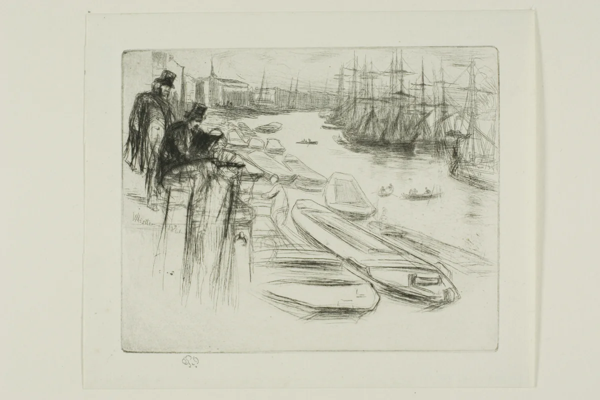 The Little Pool by James McNeill Whistler, print, 1861