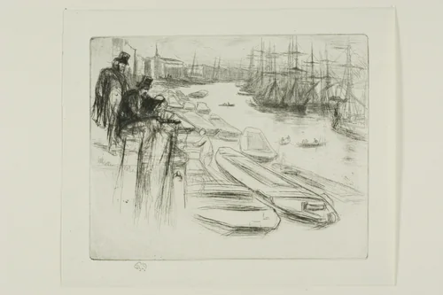 The Little Pool by James McNeill Whistler, print, 1861