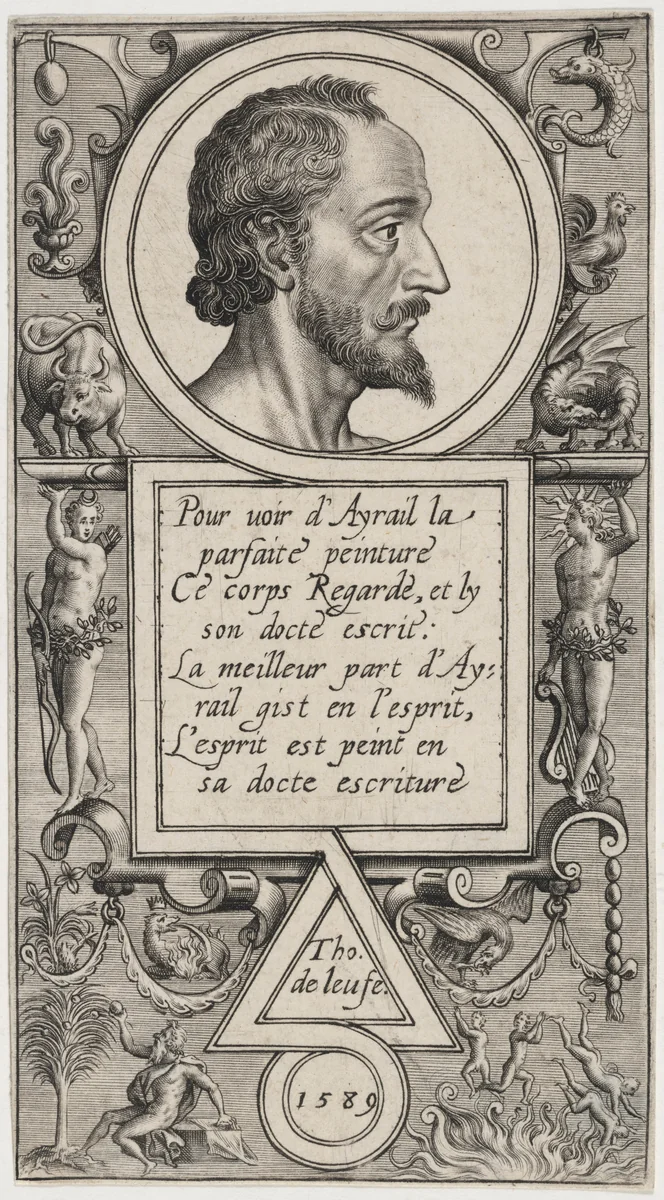 D'Ayrail by Thomas de Leu, print, 1589