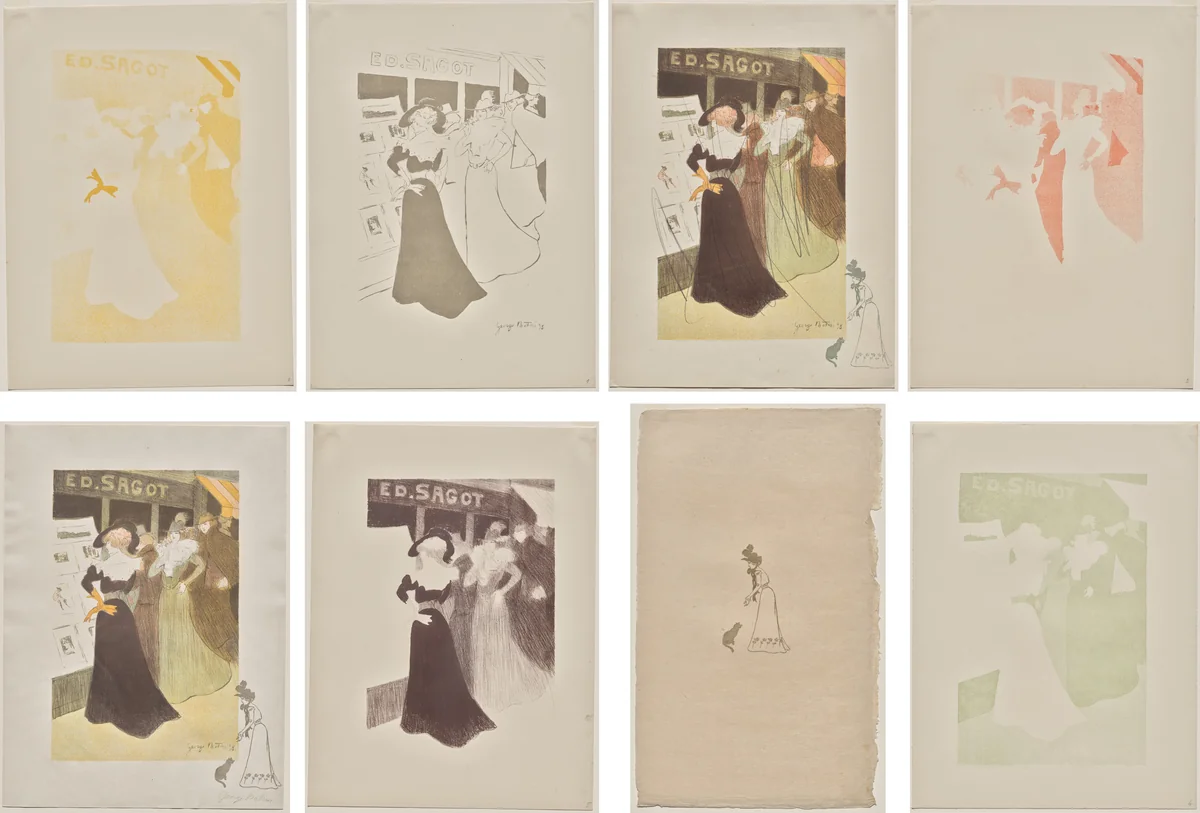 Sagot's Gallery by Georges Alfred Bottini, print, 1898