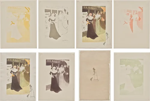 Sagot's Gallery by Georges Alfred Bottini, print, 1898