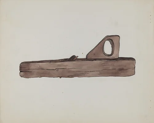 Plane for Leveling Wood by Lena Nastasi, index of american design, 1936