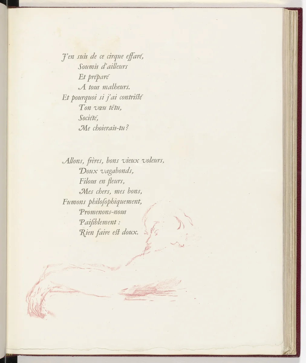 In-text plate (page 55) from Parallèlement (In Parallel) by Pierre Bonnard, illustrated book, 1900
