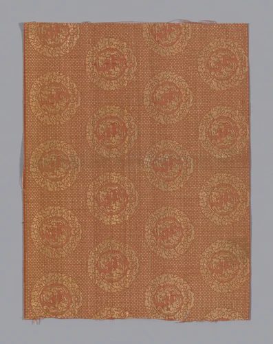 Fragment by Japan, textile, 1675-1725