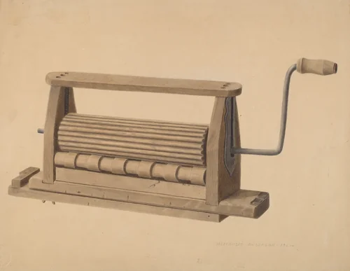 Clothes Washer by Alexander Anderson, index of american design, 1940