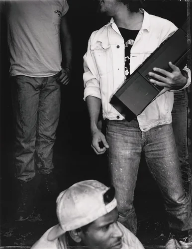 Boom Box by Jim Goldberg, photograph, 1989