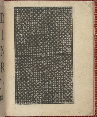 Ce est ung tractat de la noble art de leguille ascavoir ouvraiges de spaigne... page 14 (recto) by Willem Vosterman, book, 1527-1540