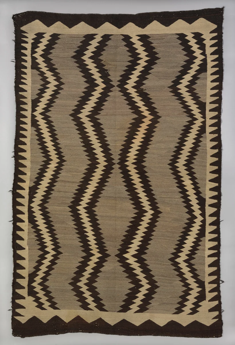 Blanket or Rug by Navajo, textile, 1801-1900