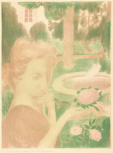 Le bouquet matinal, les larmes by Maurice Denis, print, 1892-1899