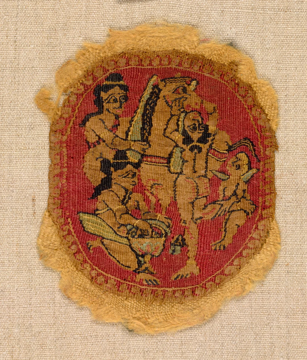 Five Round Segmenta by Unknown, textile, 650-750