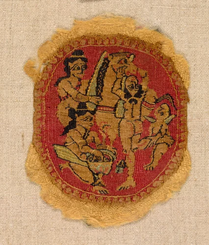 Five Round Segmenta by Unknown, textile, 650-750