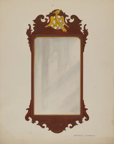 Mirror by Arthur Johnson, index of american design, 1937