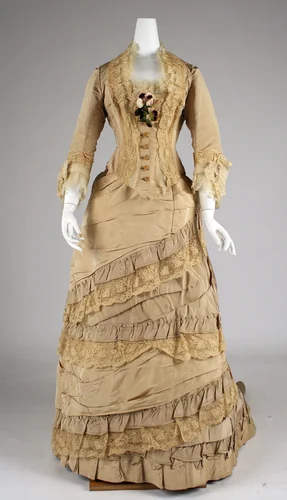 Afternoon dress by Madame Elise, artwork, 1875-1879