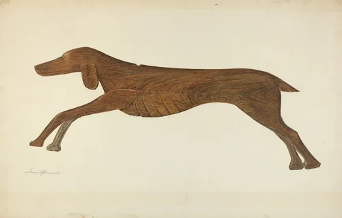 Weather Vane by Frank Budash, index of american design, 1940