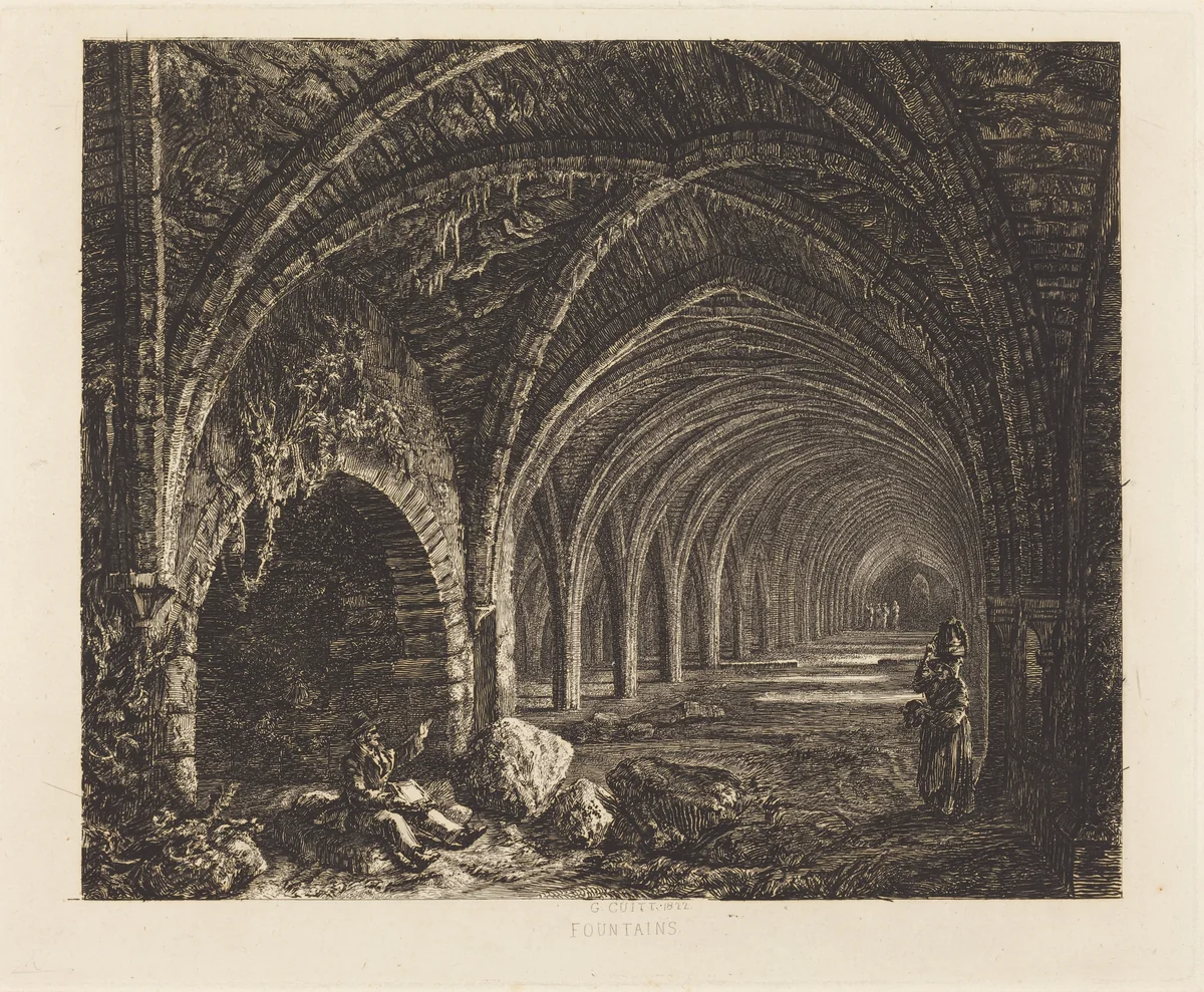 Fountains by George Cuitt, print, 1822