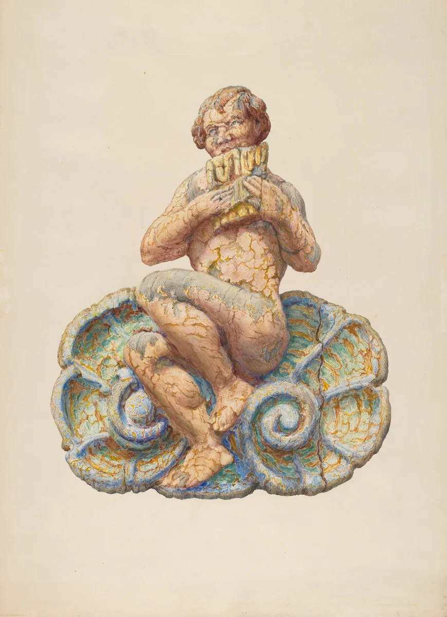 Circus Wagon Figure: Pan by Katharine Merrill, index of american design, 1939