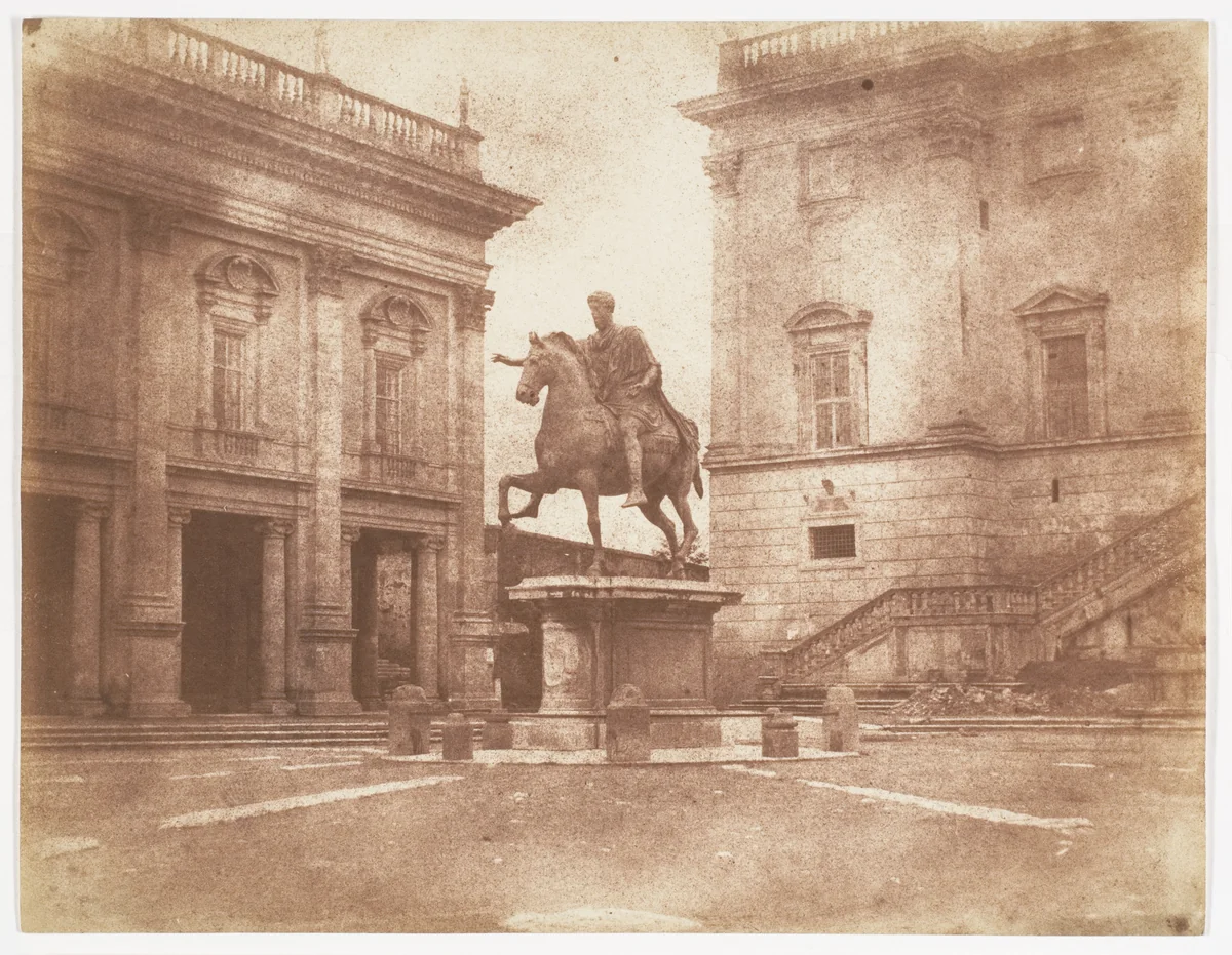 The Capitoline by Calvert Richard Jones, photograph, 1846
