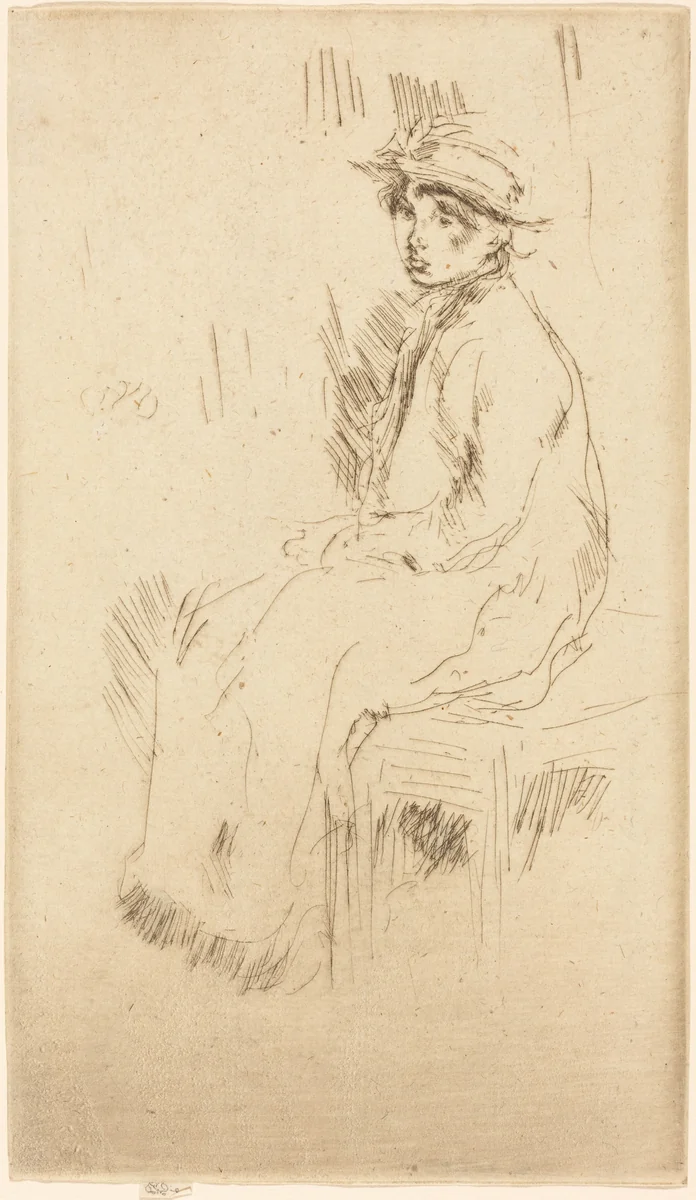 Nora Quinn by James McNeill Whistler, print, 1834-1903