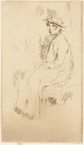 Nora Quinn by James McNeill Whistler, print, 1834-1903