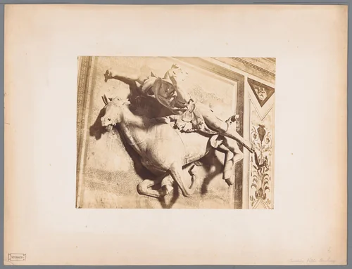 Sculptuur, Villa Borghese te Rome by anonymous, photograph, 1850-1880