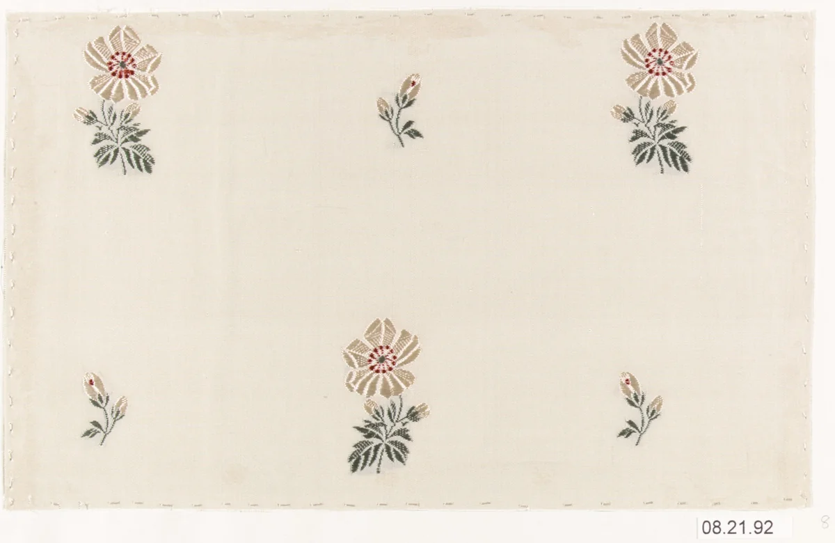 Textile sample by Unknown Designer, textile, 1900