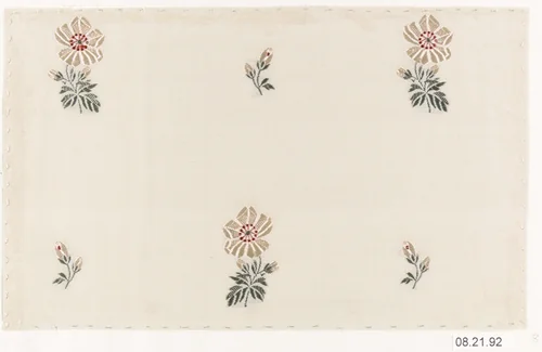 Textile sample by Unknown Designer, textile, 1900