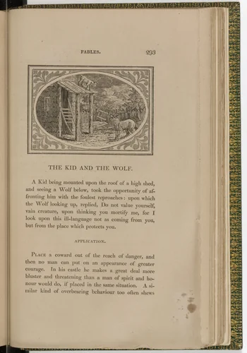 Headpiece (page 293) from The Fables of Aesop by Thomas Bewick, illustrated book, 1818