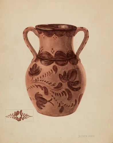 Vase by Jessica Price, index of american design, 1937