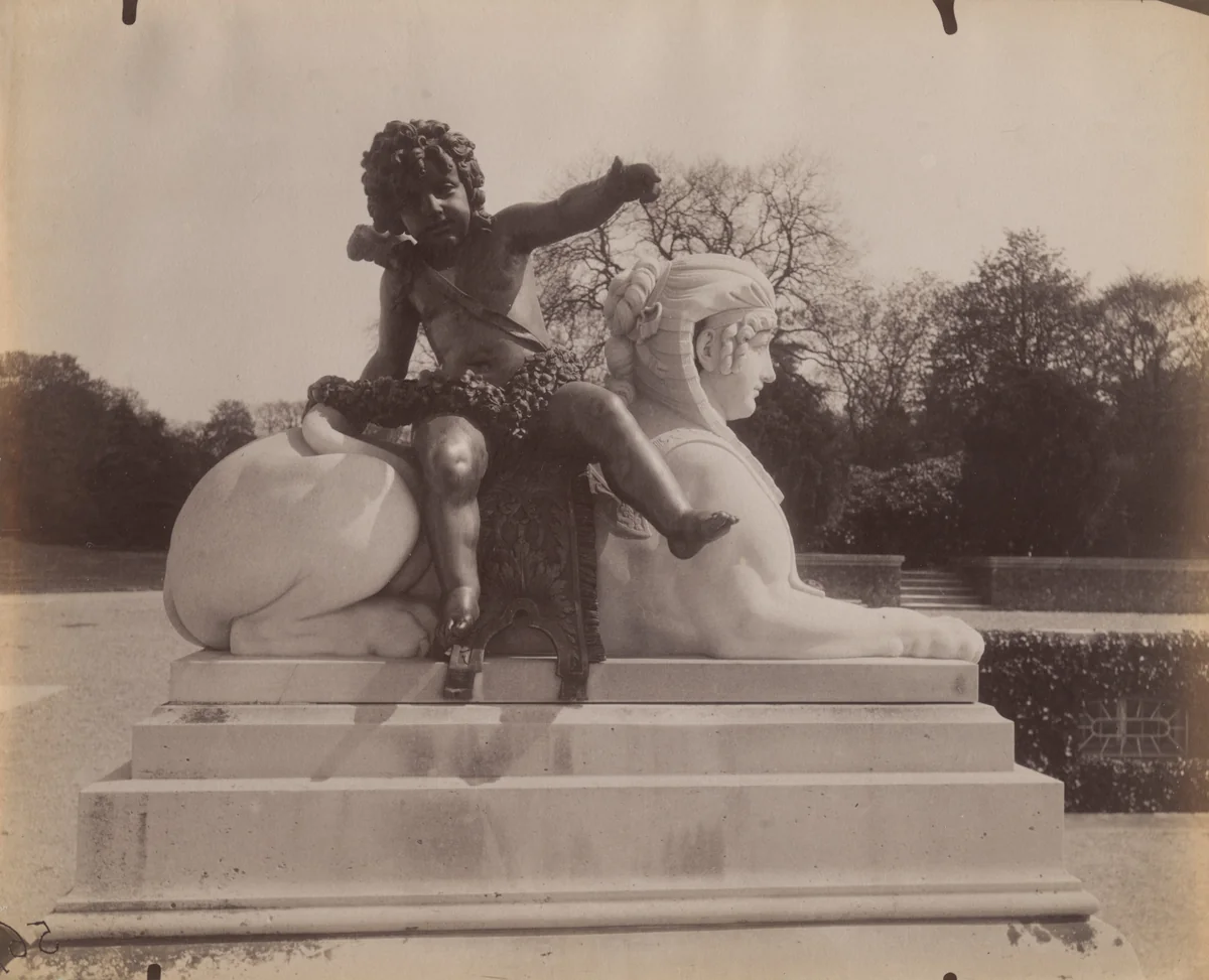 Château de Bagatelle by Eugène Atget, photograph, 1909
