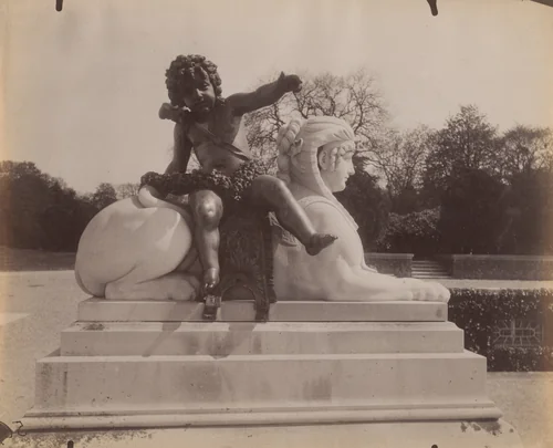 Château de Bagatelle by Eugène Atget, photograph, 1909