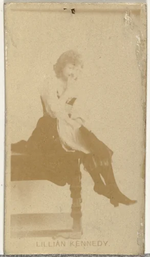 Lillian Kennedy, from the Actors and Actresses series (N145-8) issued by Duke Sons & Co. to promote Duke Cigarettes by W. Duke, Sons & Co., photograph, 1890-1895