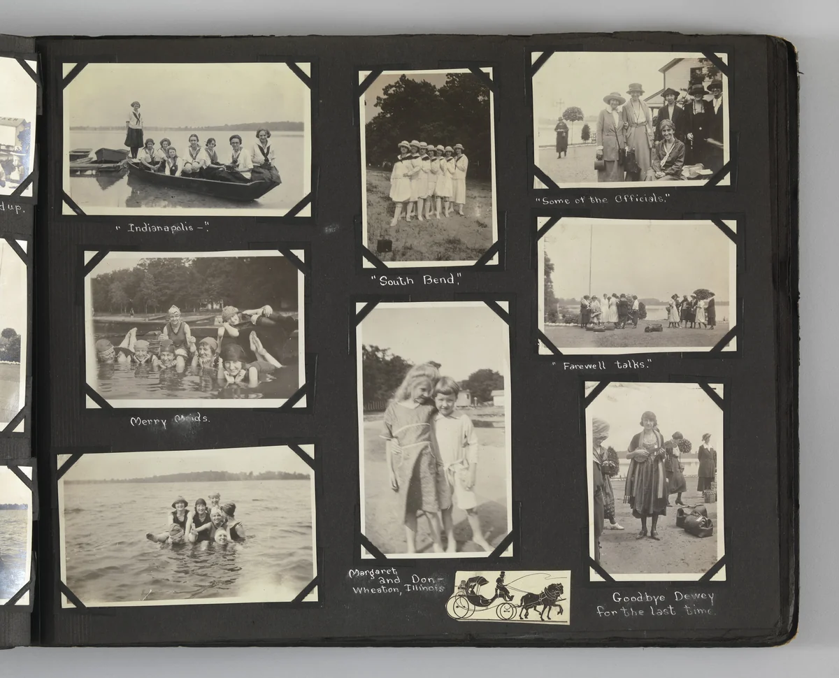 The Story of my Life and Friends as Told by Snapshots from Fourteen On by Blanche Parker, photograph, 1916