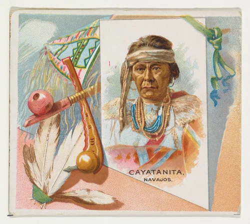Cayatanita, Navajos, from the American Indian Chiefs series (N36) for Allen & Ginter Cigarettes by Allen & Ginter, print, 1888
