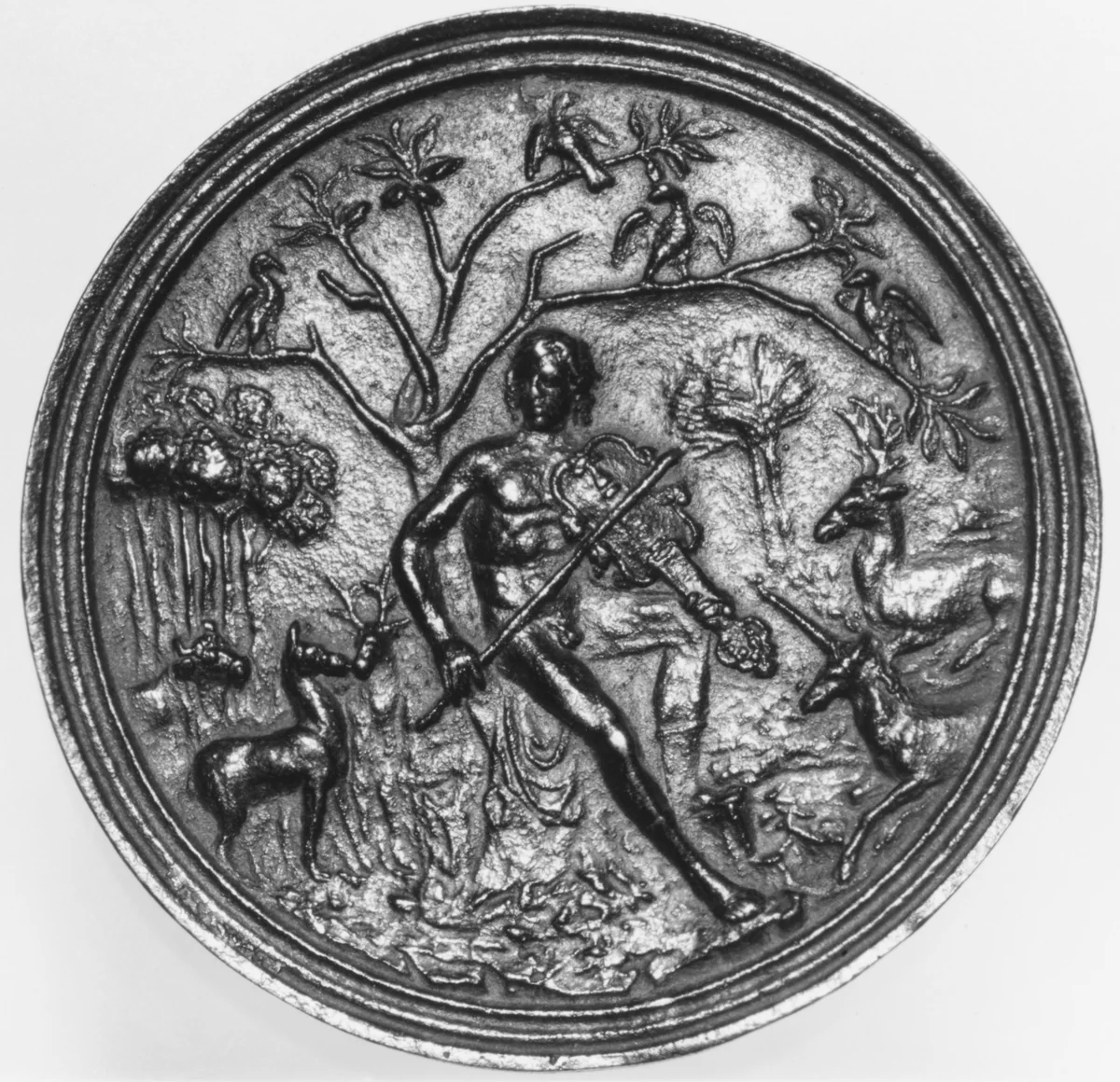 Orpheus Playing to the Animals by Orpheus Master, metalwork, 1500-1515