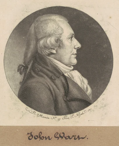 John Wart by Charles B. J. Févret de Saint-Mémin, print, 1798
