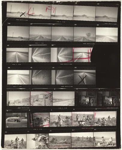 Guggenheim 373/Americans 36--U.S. 285, New Mexico by Robert Frank, photograph, 1955