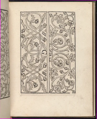 Page from Ein new kunstlich Modelbuch...(Page 17r) by Peter Quentel, book, 1544