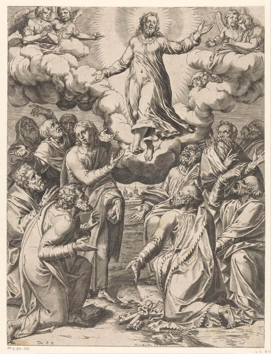 Hemelvaart by Unknown, print, 1588