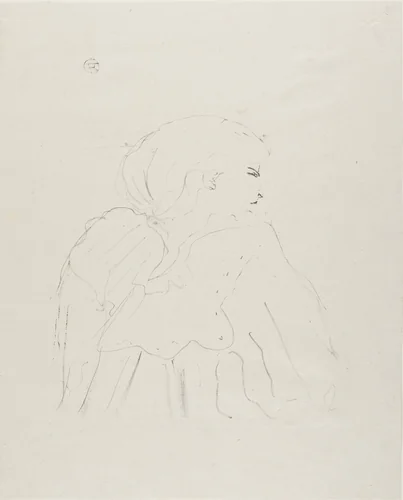 Jane Hading, from Treize Lithographies by Henri de Toulouse-Lautrec, print, 1898