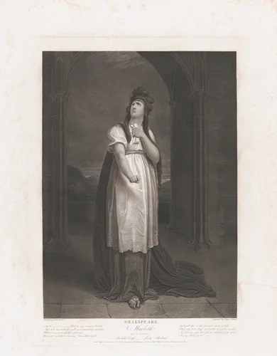 Lady Macbeth (Shakespeare, Macbeth, Act 1, Scene 5) by James Parker, print, 1800