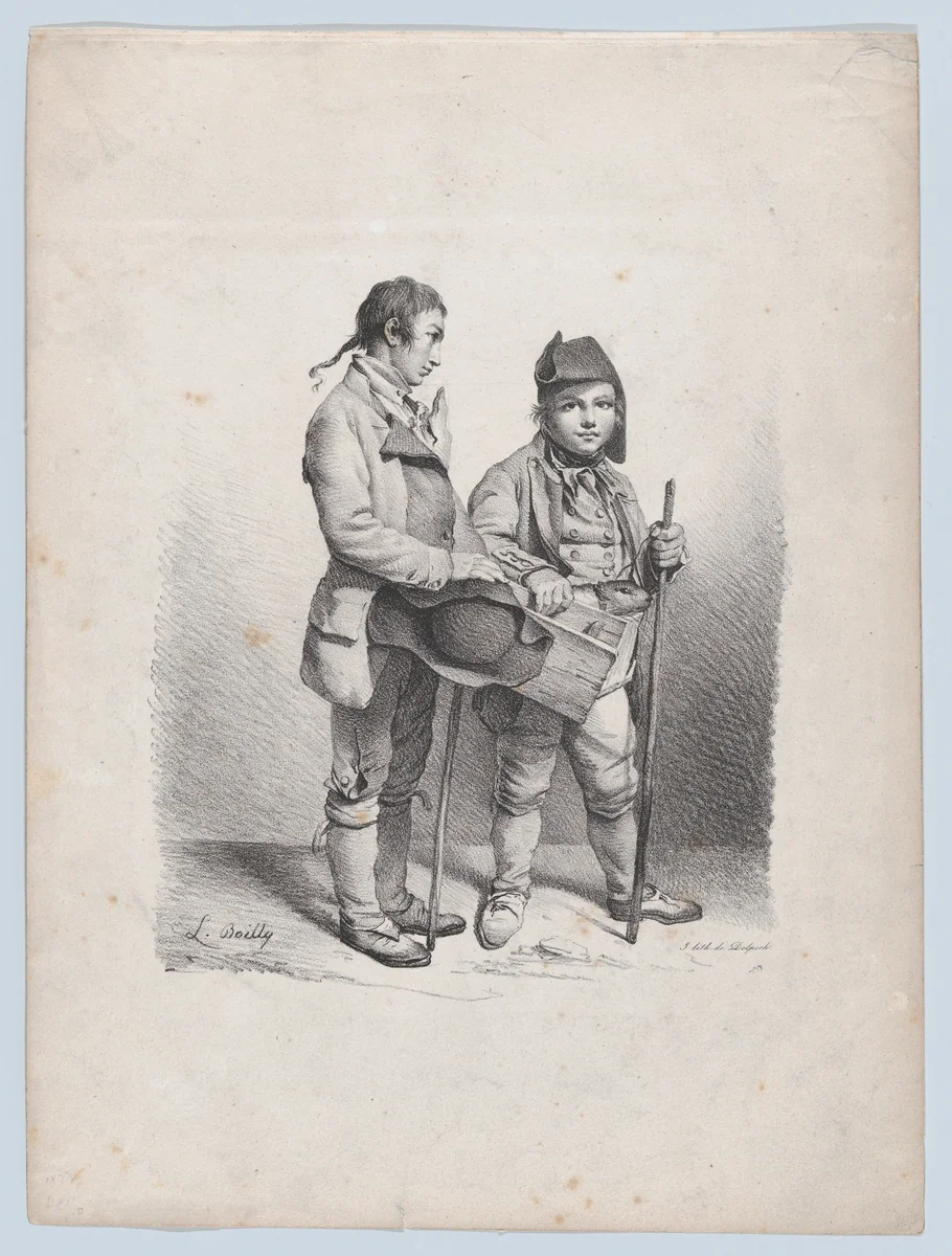 The Marmot by Louis-Léopold Boilly, print, 1822