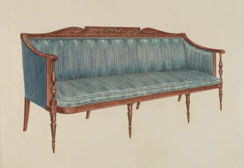 Sofa by Florence Choate, index of american design, 1936