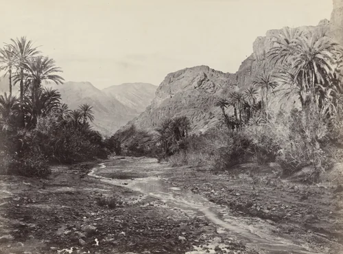 Rephidim, Wilderness of Paran (Wadyfeiran) by Francis Frith, photograph, 1860