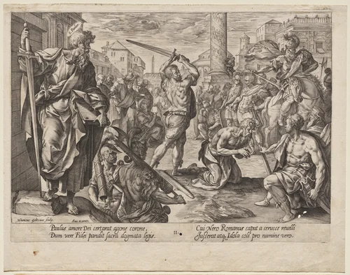 St. Paul by Hendrick Goltzius, print, 1573-1583