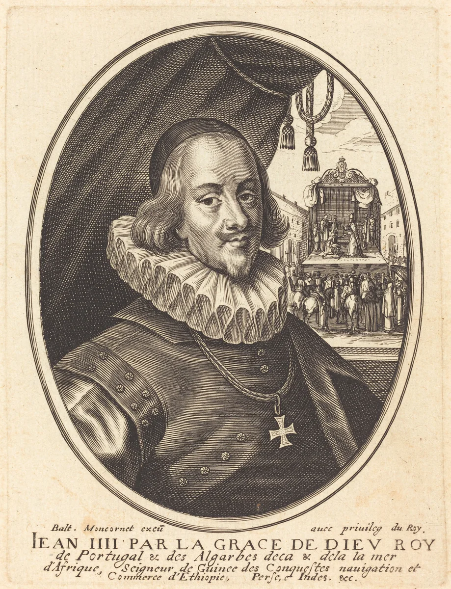 Jean IV, Duke of Bragance by Balthasar Moncornet, print, 1600-1668