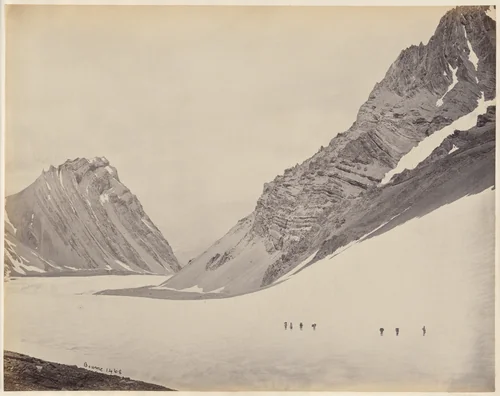 The Manirung Pass by Samuel Bourne, photograph, 1866