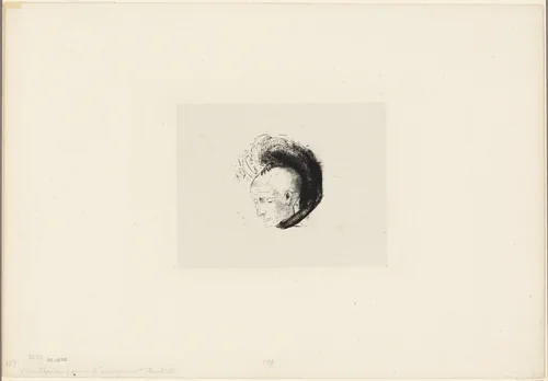 Frontispiece for Le mouvement idéaliste en peinture (The Idealist Movement in Painting) by André Mellerio by Odilon Redon, print, 1896